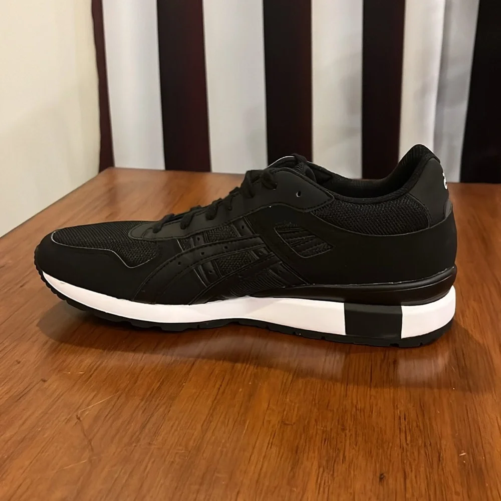 ASICS GT-II Shoes Sneakers H549Y 9090 new black white Mens Size 10.5
